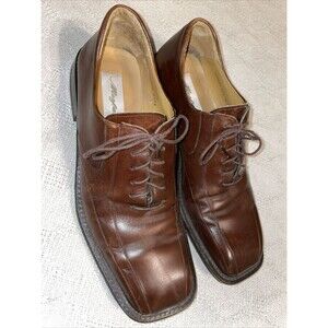 Mezlan Men’s Dress Shoes Size 10.5 D Brown Leather Business Formal City